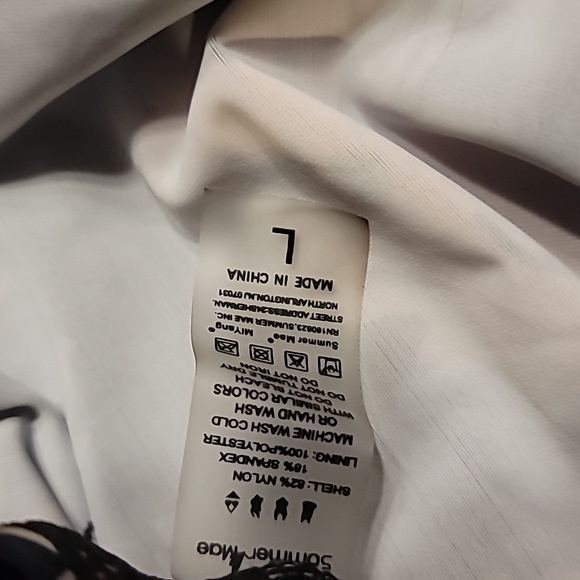 NWOT MATERNITY SWIM TOP ONLY TANK TOP HALTER  LARGE - Picture 8 of 10